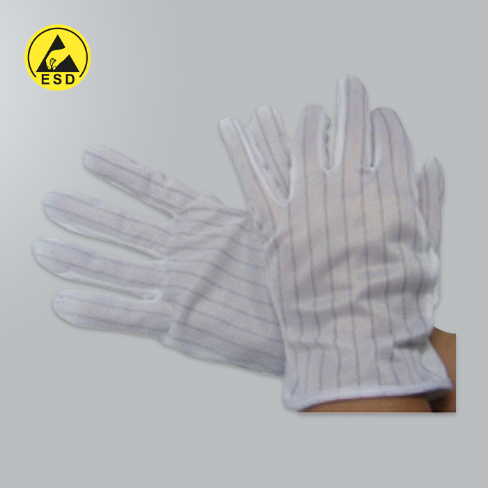 Striped Gloves - 1 Pair ESD Striped Gloves - 1 Pair ESD